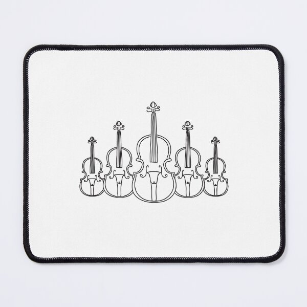 Item preview, A group of Violins arranged in a row designed and sold by rasagamastore.