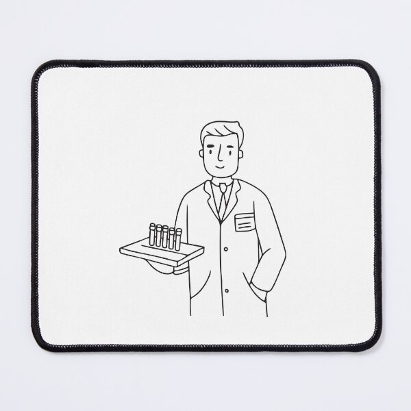Item preview, A male researcher holding a tray of virus samples designed and sold by rasagamastore.