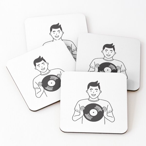 Item preview, A man holding a vinyl with both hands designed and sold by rasagamastore.