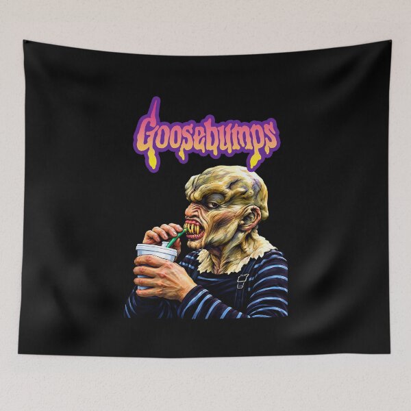 Item preview, haunted mask halloween goosebumps retro tv series  designed and sold by Blck-Acid-Devil.