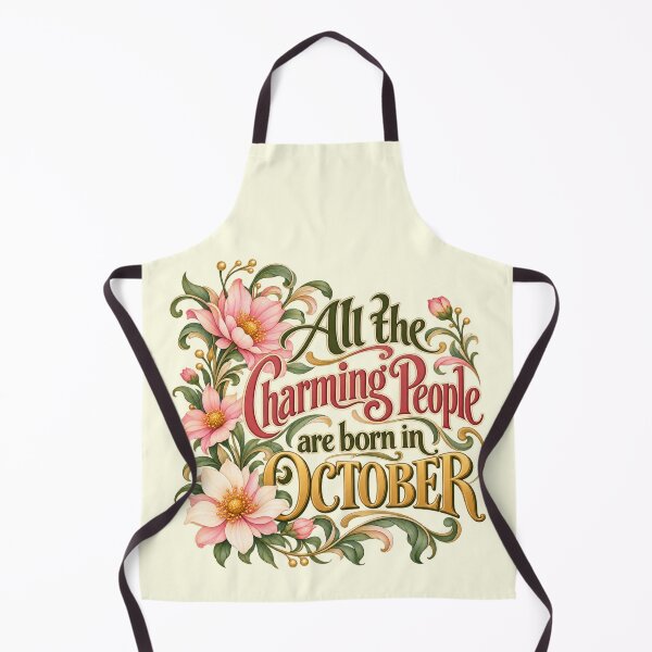 Item preview, All the Charming People Are Born in October Art Nouveau designed and sold by Fun In The Sun .