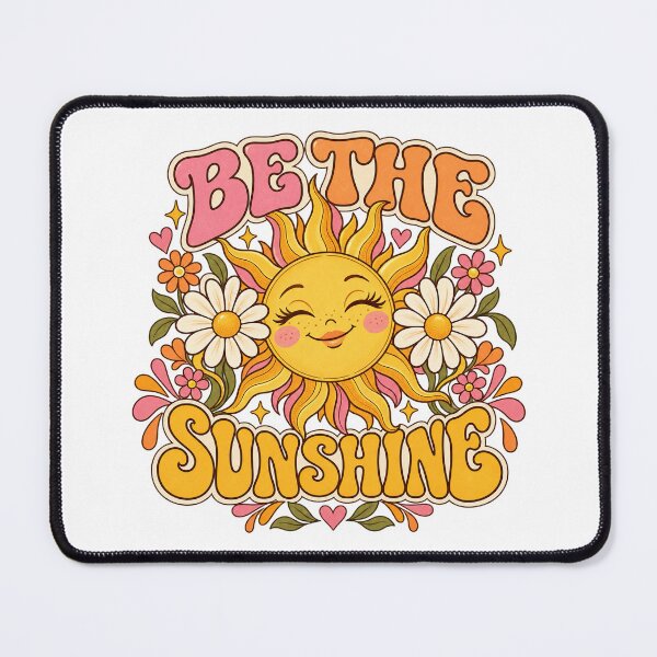 Item preview, Be The Sunshine, Cute Groovy Sun Daisy Flowers 70s designed and sold by graphic-genie.