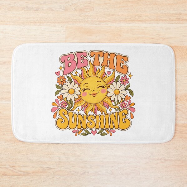 Item preview, Be The Sunshine, Cute Groovy Sun Daisy Flowers 70s designed and sold by graphic-genie.