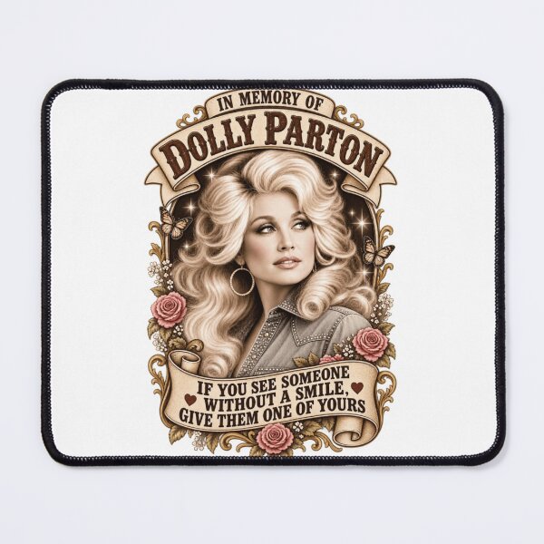 Item preview, Dolly Parton In Memory Floral Portrait designed and sold by Manuel Coffey.