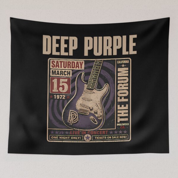 Item preview, Deep Purple Guitar designed and sold by MarlowKeane.