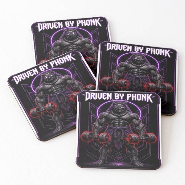 Item preview, Driven by Phonk - Neon Oni Demon Streetwear designed and sold by FABIOLART.