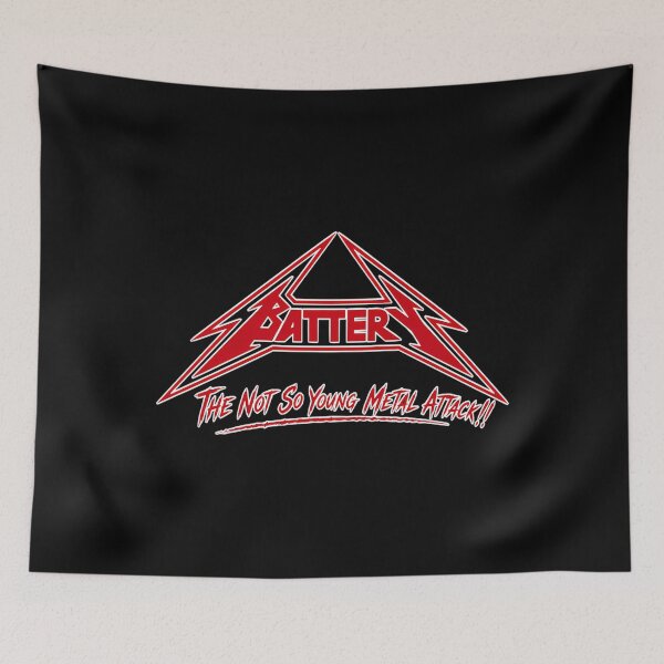 Item preview, Battery (The Not So Young Metal Attack) designed and sold by MarlowKeane.