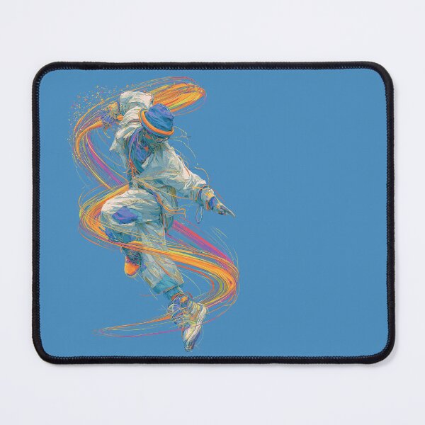Item preview, Dynamic Colorful Line Art Dancer Illustration designed and sold by colorful-white.