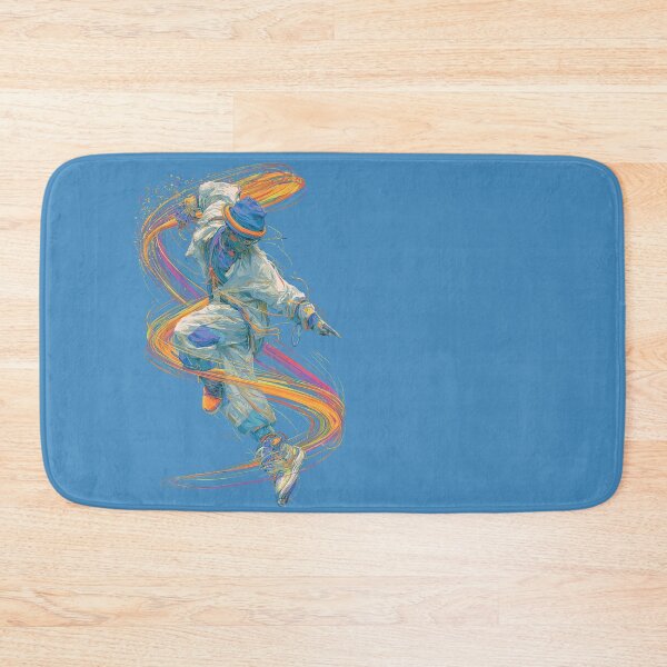 Item preview, Dynamic Colorful Line Art Dancer Illustration designed and sold by colorful-white.