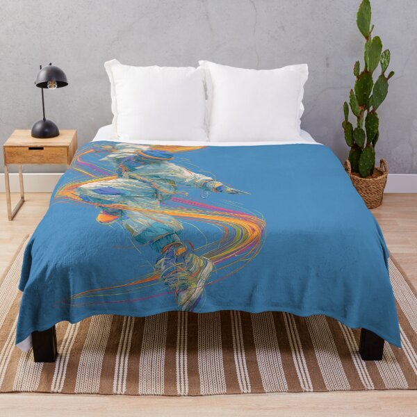 Item preview, Dynamic Colorful Line Art Dancer Illustration designed and sold by colorful-white.