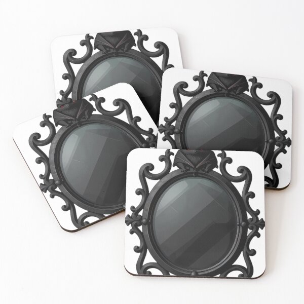 Item preview, Gothic Vampire Bat Wrought Iron Scrying Mirror designed and sold by IllumeInk.