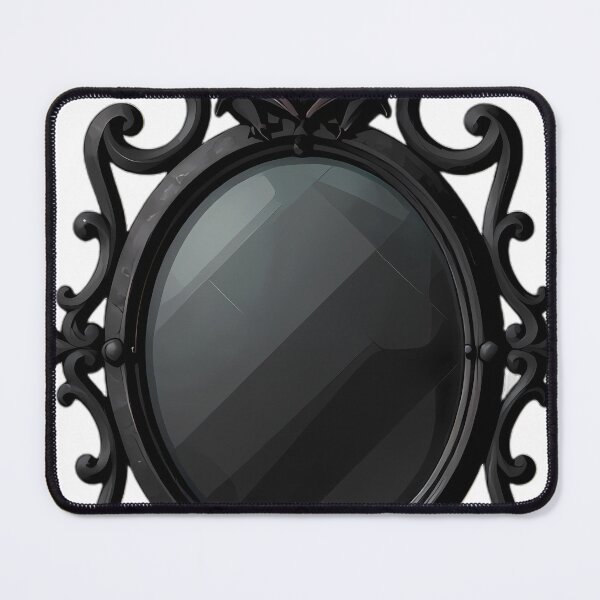 Item preview, Gothic Vampire Bat Wrought Iron Scrying Mirror designed and sold by IllumeInk.