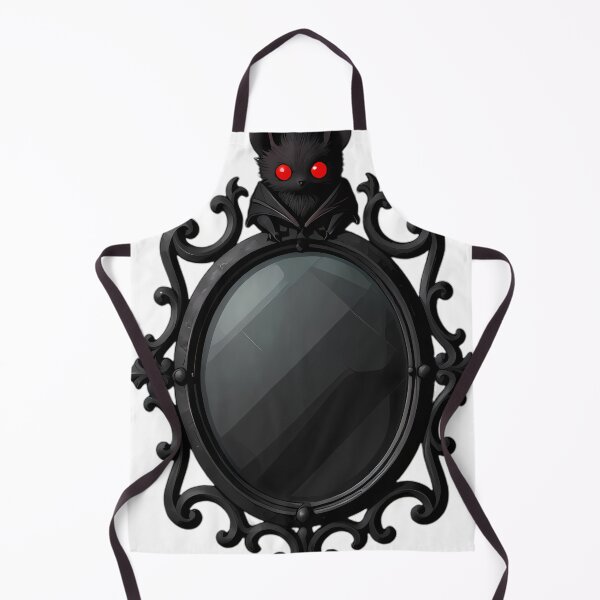 Item preview, Gothic Vampire Bat Wrought Iron Scrying Mirror designed and sold by IllumeInk.