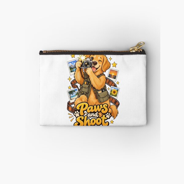 Item preview, Paws and Shoot – Cute Dog Photographer Cartoon designed and sold by Isliath.
