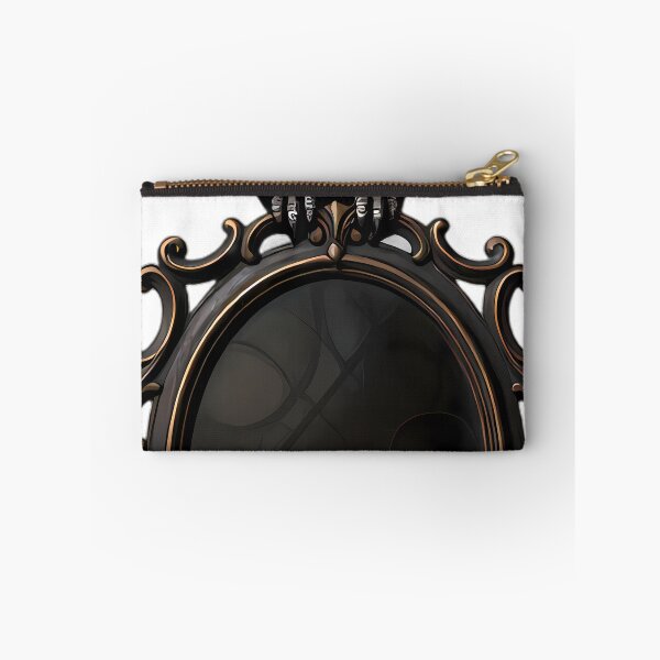 Item preview, Gothic Screech Owl Velvet Brass Scrying Mirror designed and sold by IllumeInk.