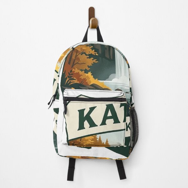 Item preview, Brooks Falls Katmai Autumn Crest Badge Sticker designed and sold by DetourDgn.