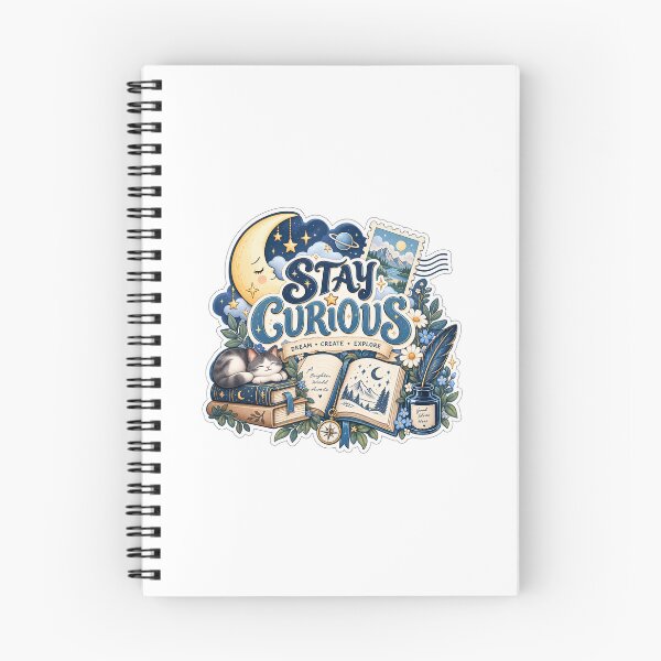 Item preview, Stay Curious Dream Create Explore designed and sold by Sari Ramayani.