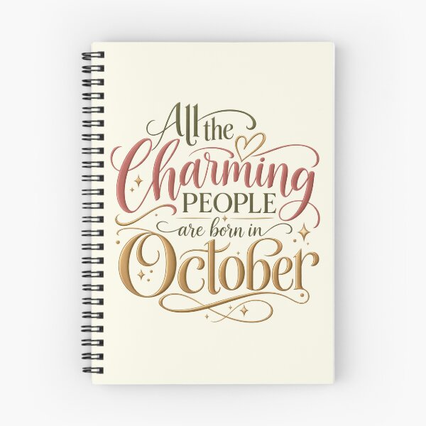 Item preview, Charming People Are Born in October  designed and sold by Fun In The Sun .