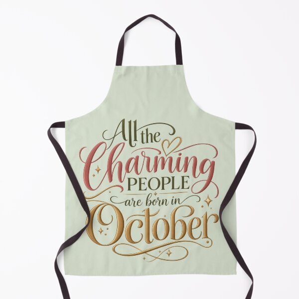 Item preview, Charming People Are Born in October  designed and sold by Fun In The Sun .