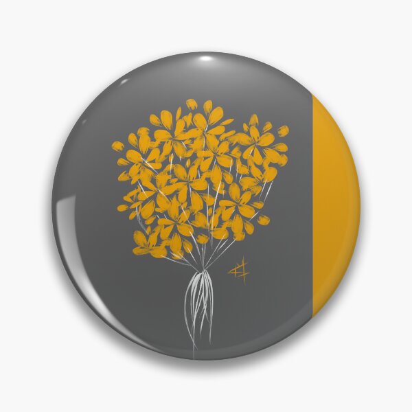 Item preview, Golden Amber Floral designed and sold by Outline-14.