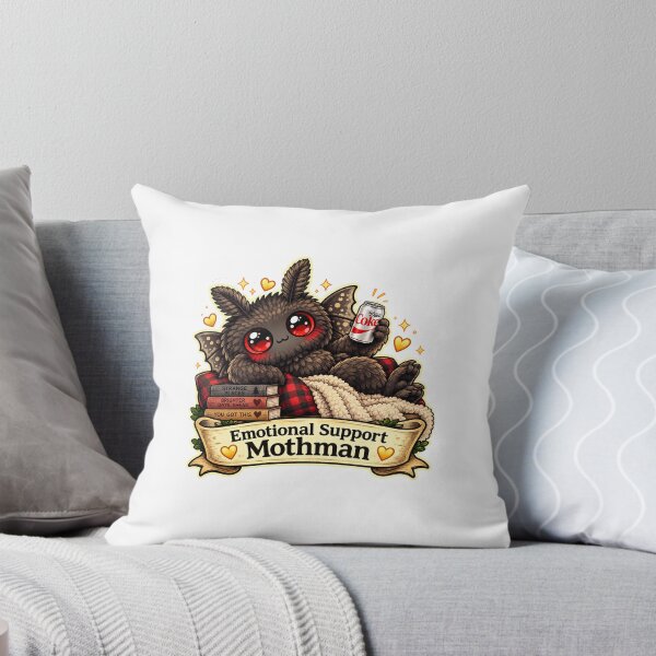 Item preview, Mothman emotional support needs a drink  designed and sold by Thanxsugar15.