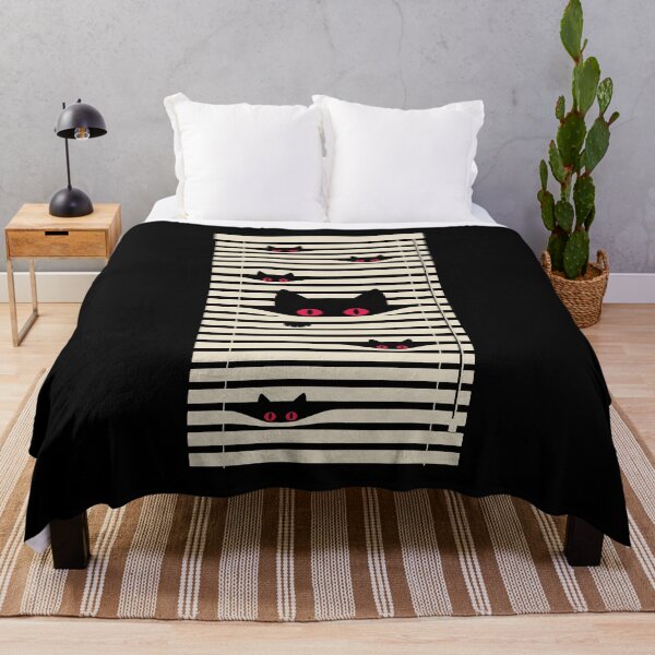 Item preview, Boss Cat Behind the Blinds designed and sold by SobaOda.