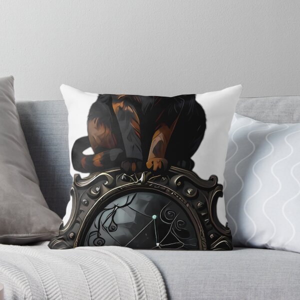 Item preview, Gothic Calico Familiar Cat Baroque Scrying Mirror designed and sold by IllumeInk.