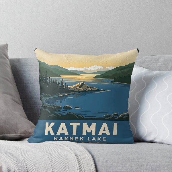 Item preview, Naknek Lake Katmai National Park Golden Hour Sticker designed and sold by DetourDgn.