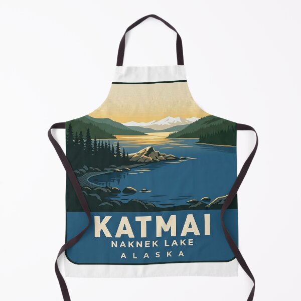 Item preview, Naknek Lake Katmai National Park Golden Hour Sticker designed and sold by DetourDgn.