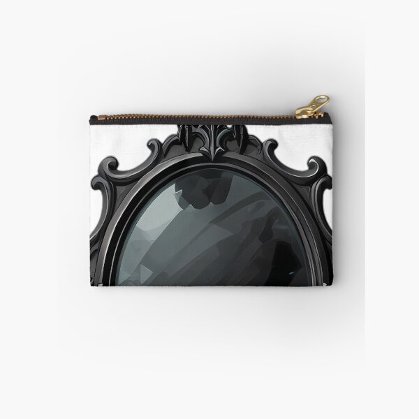 Item preview, Gothic Jackdaw Weathered Pewter Scrying Mirror designed and sold by IllumeInk.