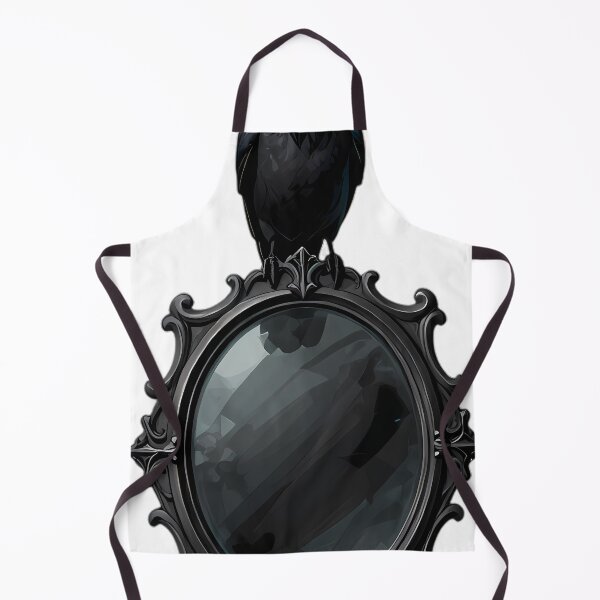 Item preview, Gothic Jackdaw Weathered Pewter Scrying Mirror designed and sold by IllumeInk.