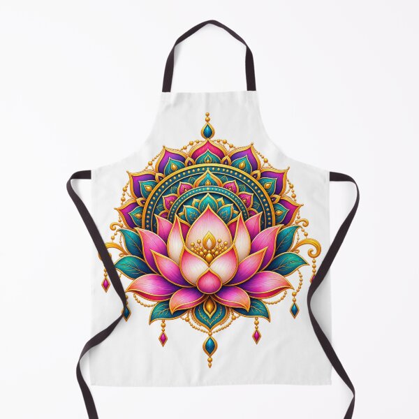 Aperçu de l'œuvre Design spirituel élégant de mandala de lotus créée et vendue par Design Sounds Studio.