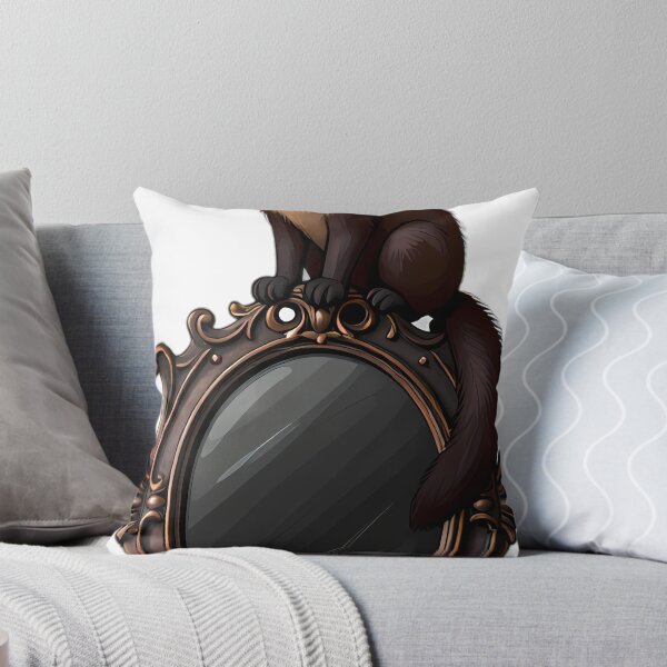 Item preview, Gothic Pine Marten Ornate Bronze Scrying Mirror designed and sold by IllumeInk.