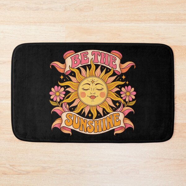 Item preview, Be The Sunshine, Retro Groovy Vintage Sun Flowers designed and sold by graphic-genie.