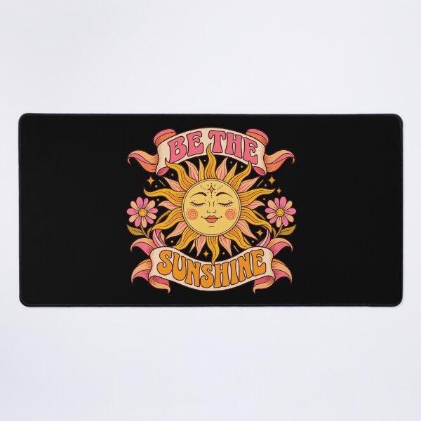 Item preview, Be The Sunshine, Retro Groovy Vintage Sun Flowers designed and sold by graphic-genie.