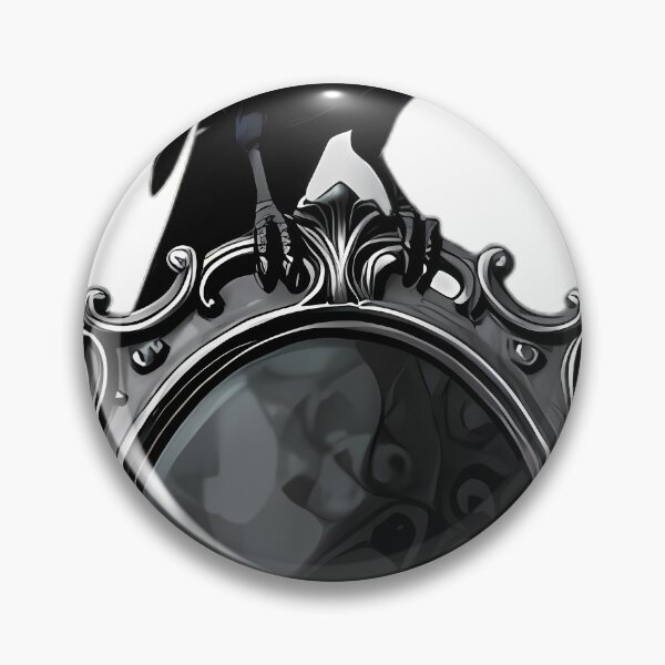 Item preview, Espejo de adivinación gótico con filigrana de plata y diseño de urraca. designed and sold by IllumeInk.