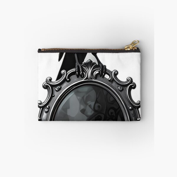Item preview, Gothic Magpie Silver Filigree Scrying Mirror designed and sold by IllumeInk.