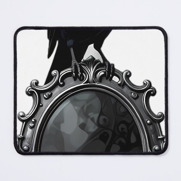 Item preview, Gothic Magpie Silver Filigree Scrying Mirror designed and sold by IllumeInk.