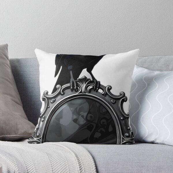 Item preview, Gothic Magpie Silver Filigree Scrying Mirror designed and sold by IllumeInk.