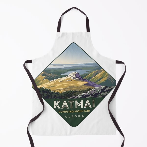 Item preview, Dumpling Mountain Overlook Katmai Diamond Sticker designed and sold by DetourDgn.