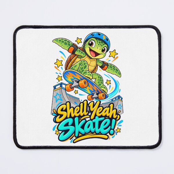 Item preview, Shell Yeah, Skate! – Cute Skateboarding Turtle designed and sold by Isliath.