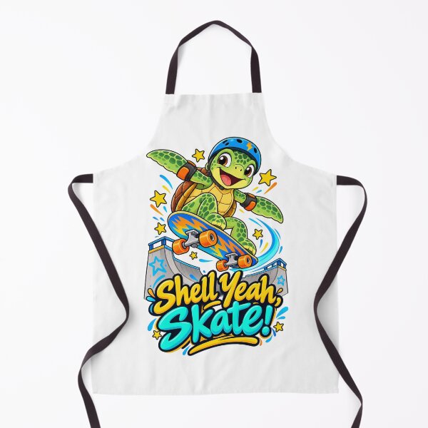 Item preview, Shell Yeah, Skate! – Cute Skateboarding Turtle designed and sold by Isliath.
