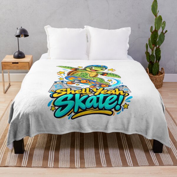 Item preview, Shell Yeah, Skate! – Cute Skateboarding Turtle designed and sold by Isliath.