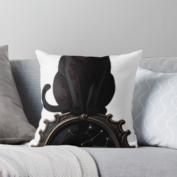 Item preview, Gothic Egyptian Mau Cat Baroque Gold Scrying Mirror designed and sold by IllumeInk.