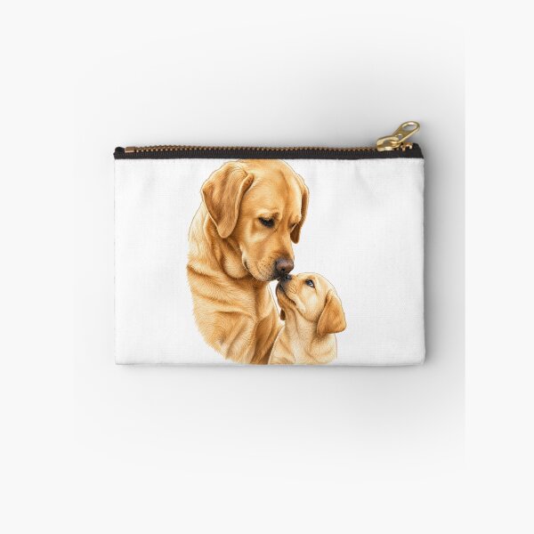 Item preview, A portrait of a labrador retriever and her puppy designed and sold by GoodPlaceToShop.