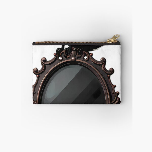 Item preview, Gothic Shadow Squirrel Dark Bronze Scrying Mirror designed and sold by IllumeInk.