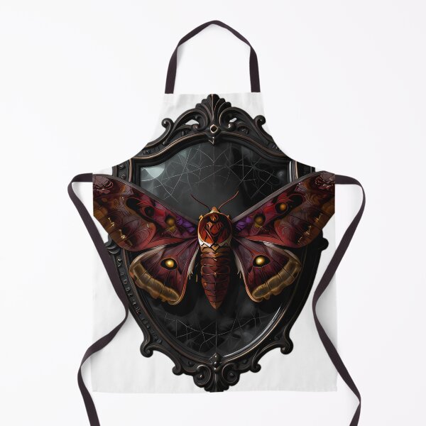 Item preview, Gothic Atlas Moth Velveteen Scrying Mirror Brow designed and sold by IllumeInk.