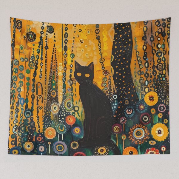 Item preview, Gustav Klimt Flower Garden Vivid Seamless Flowers Vintage Floral Patterns Digital Art Illustration designed and sold by Matt_Smith.