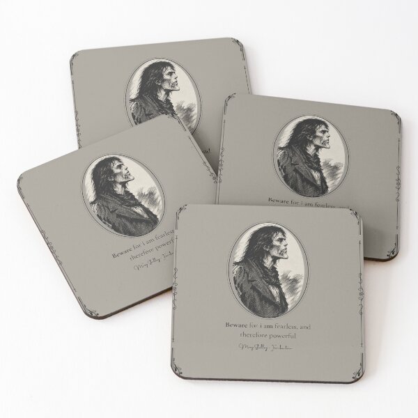 Item preview, Frankenstein Gothic Literary Quote — Mary Shelley designed and sold by DesignByWhisper.