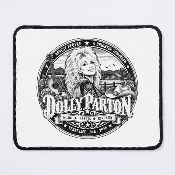Item preview, Dolly Parton Smoky Mountain Vintage Emblem designed and sold by Manuel Coffey.